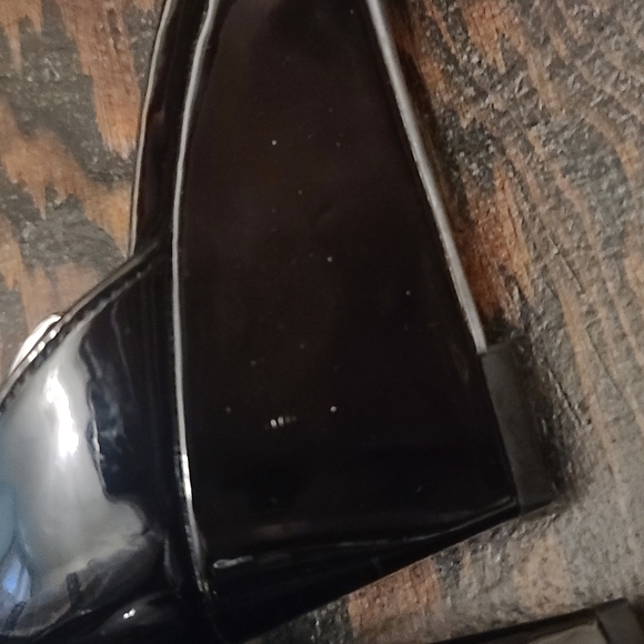 NWOT BP black shoes 1 inch wedge - Picture 5 of 6